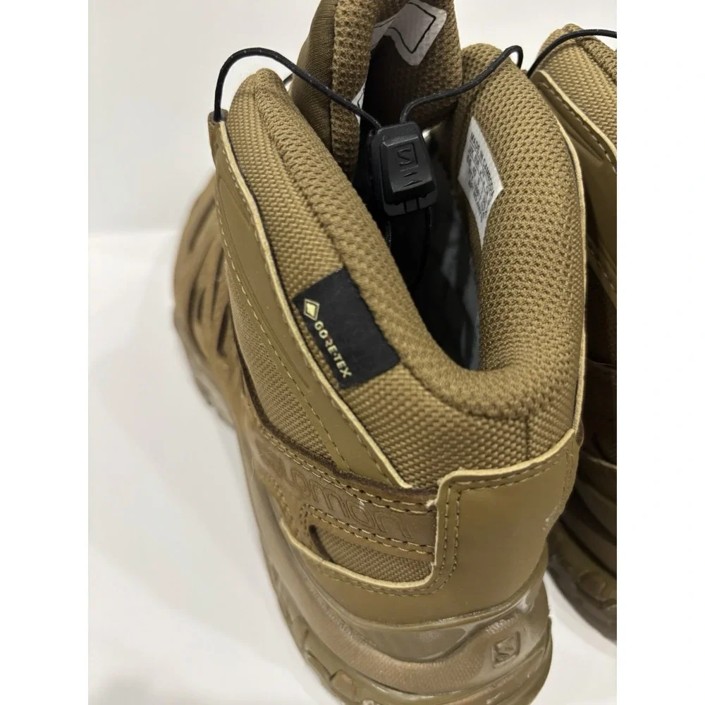 Salomon XA Forces Mid GTX Gore-Tex Tactical Boots Brown Men's 7 Women's 8 NWT